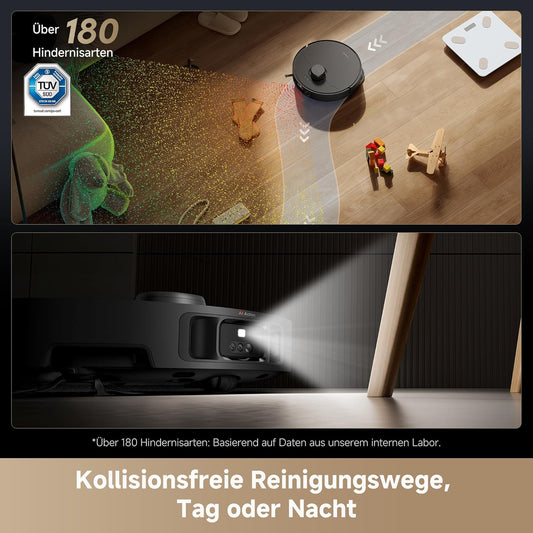 Dreame L40s Pro Ultra, 19,000Pa, Selbstreinigend, Hindernisvermeidung, Sprachsteuerung