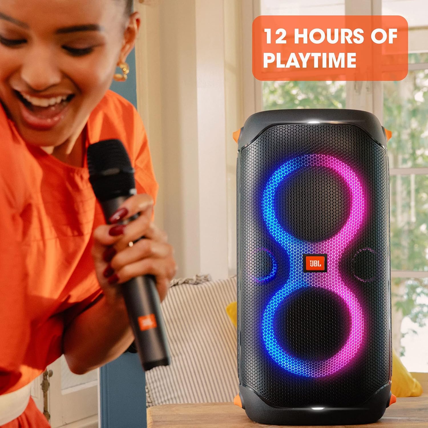 JBL PartyBox 110: Kraftvoller Bluetooth Party-Lautsprecher mit dynamischen Lichteffekten